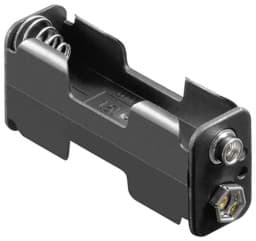 Zeige Details für Batteriehalter für 2x Mignon mit Druckknopf Bild von Batteriehalter für 2x Mignon mit Druckknopf