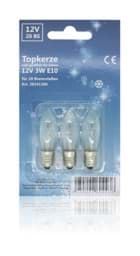 Zeige Details für Topkerze voll geriffelt 12V 3W E10 3er-Blister Bild von Topkerze voll geriffelt 12V 3W E10 3er-Blister