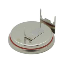 Zeige Details für Renata Lithiumzelle CR2450 NRH-LF mit Printanschluß ++- liegend  Bild von Renata Lithiumzelle CR2450 NRH-LF mit Printanschluß ++- liegend