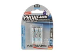 Zeige Details für Ansmann DECT NiMH-Akku Micro 800mAh 5030142 3er-Blister Bild von Ansmann DECT NiMH-Akku Micro 800mAh 5030142 3er-Blister