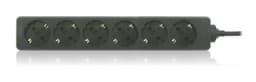 Zeige Details für Steckdosenleiste 6x Schutzkontakt mit 5,0m Zuleitung schwarz Bild von Steckdosenleiste 6x Schutzkontakt mit 5,0m Zuleitung schwarz