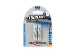 Bild von Ansmann NiMH-Akku Typ 1000 Micro 950mAh 5030892 2er Blister