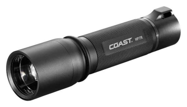 Bild von Coast HP7R aufladbare LED-Taschenlampe inkl. 2x LiIon Akku, 4x AAA