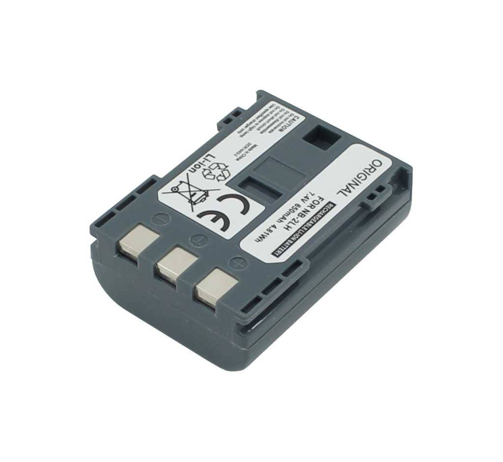Bild von Digicam-Akku LiIon 7,4V 650mAh ersetzt Canon ZR850