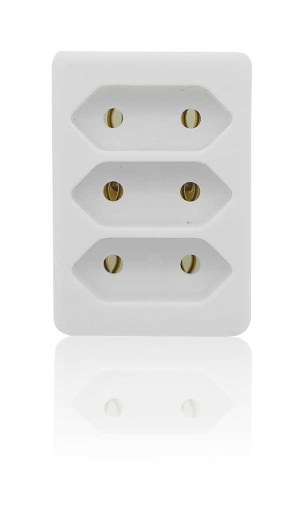 Bild von Multistecker 3x Euro weiß