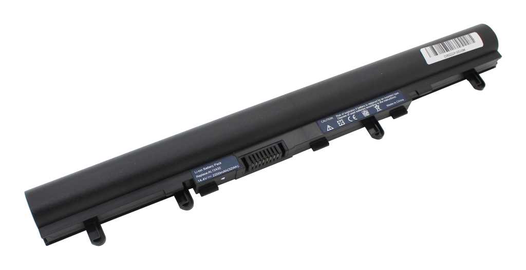 Bild von Laptopakku LiIon 14,4V 2200mAh schwarz ersetzt Acer KT.00403.003