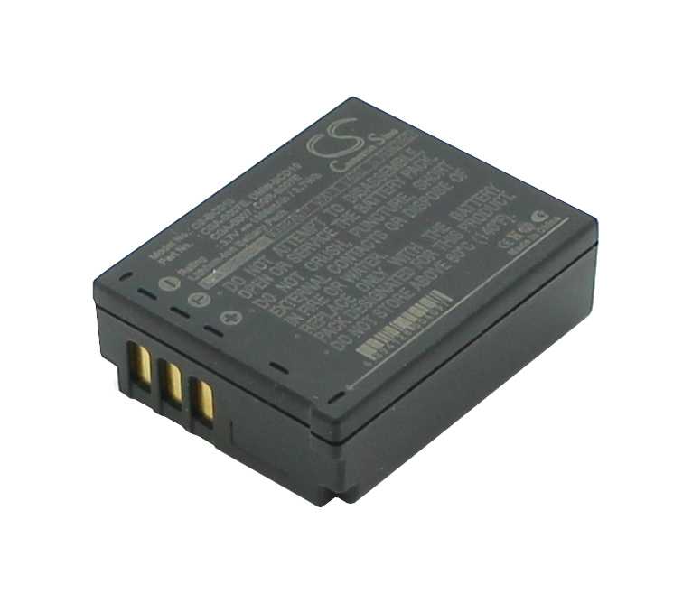 Bild von Digicam-Akku LiIon 3,7V 900mAh ersetzt Panasonic Lumix TZ-5S