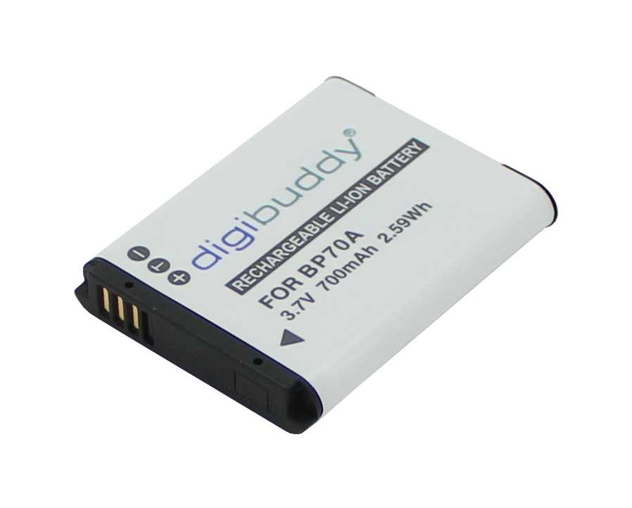 Bild von Digicam-Akku LiIon 3,7V 700mAh ersetzt Samsung BP-70A