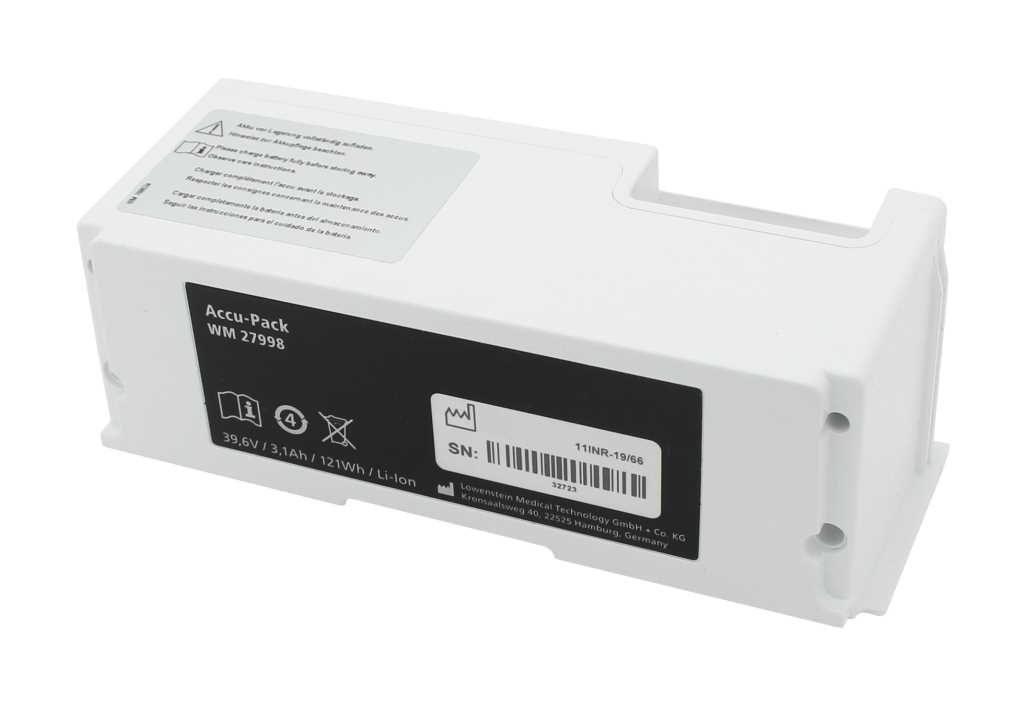 Bild von Original Medizinakku LiIon 39,6V 3100mAh 121Wh passend für Weinmann Ventilogic plus