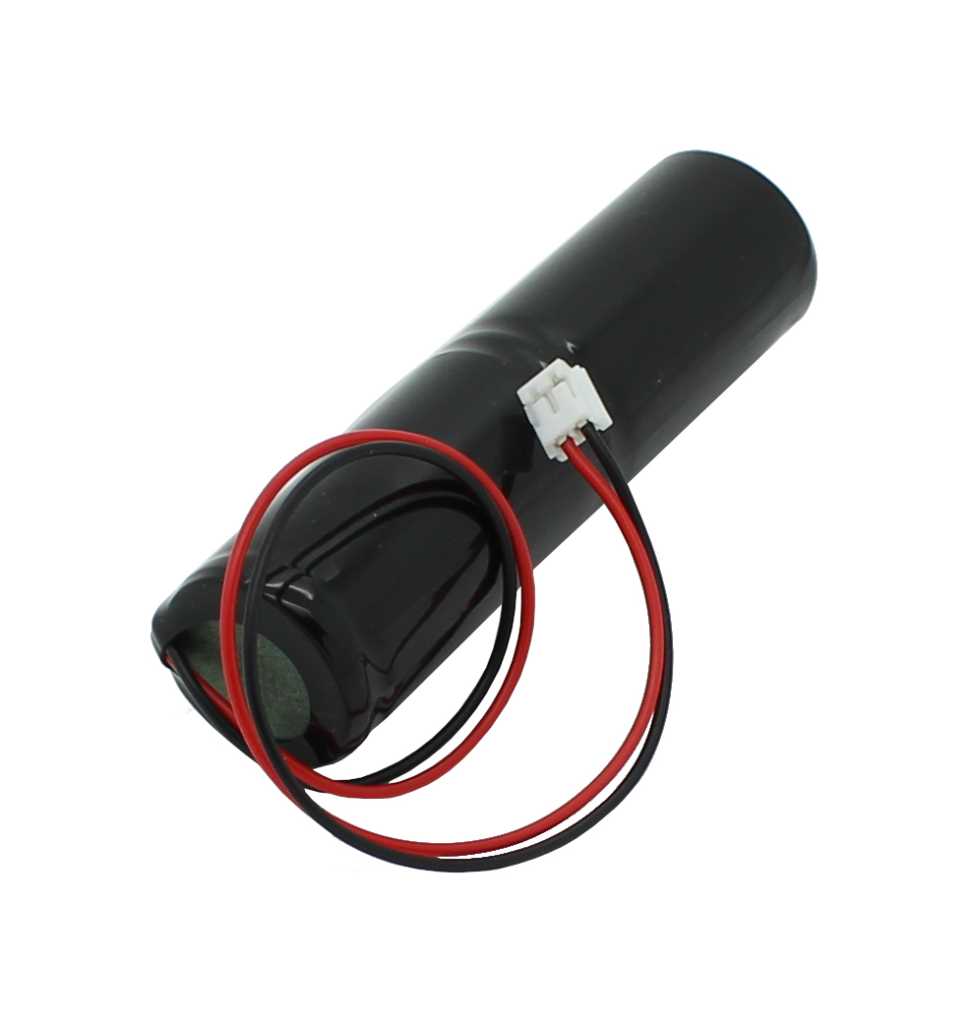 Bild von Notleuchtenakku NiCd 2,4V 1800mAh L1x2 Sub-C mit Kabel und Stecker passend für: RZB GSUN3 671707.002