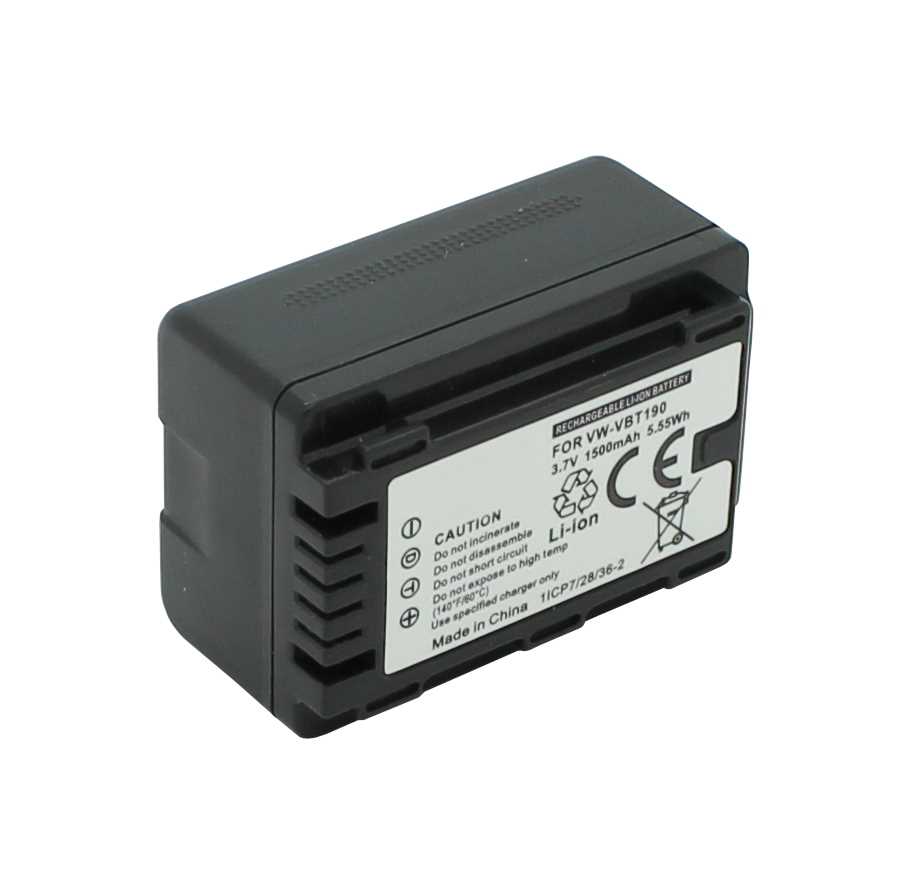Bild von Videoakku LiIon 3,7V 1500mAh ersetzt Panasonic SDR-T95