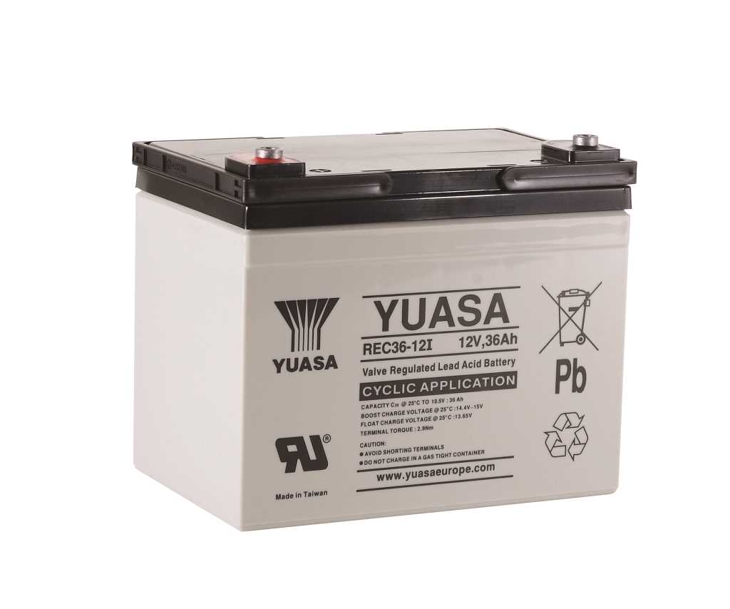 Bild von Yuasa REC36-12 12V 36Ah zyklenfest