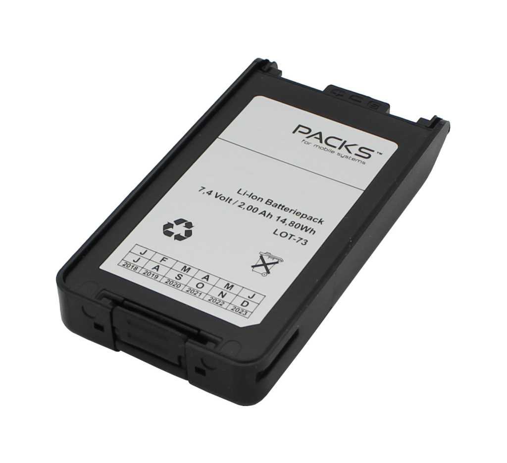 Bild von Funkakku LiIon 7,4V 2000mAh ersetzt KENWOOD KNB-24L