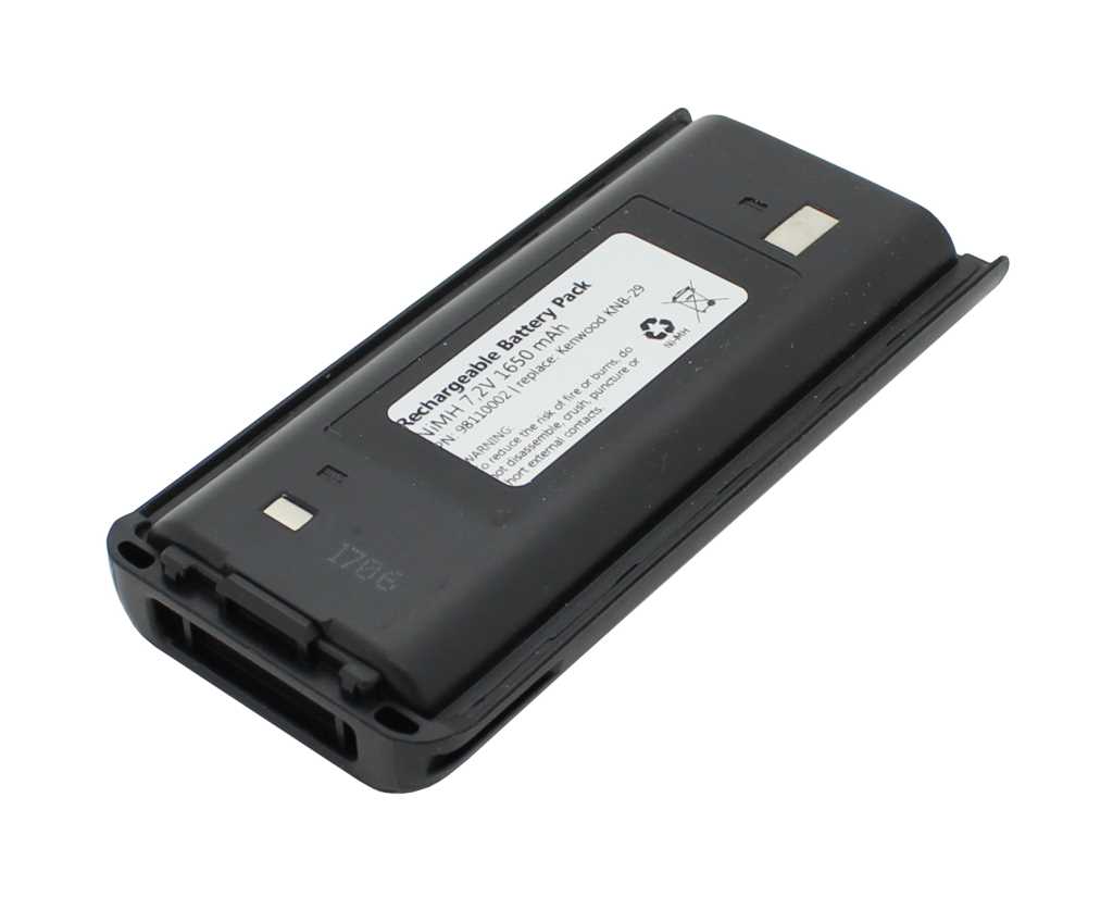 Bild von Funkakku NiMH 7,2V 1650mAh ersetzt Kenwood KNB-53