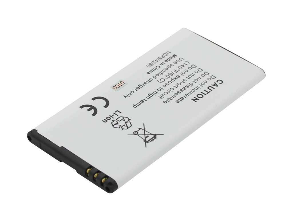 Bild von Handyakku LiIon 3,8V 1700mAh ersetzt Microsoft BV-T5C