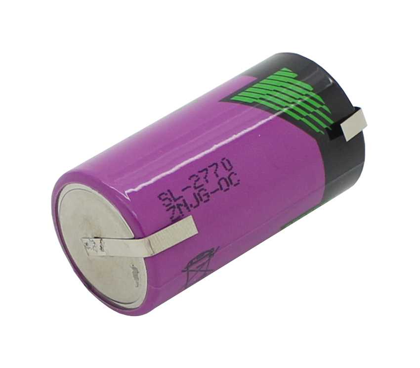 Bild von Tadiran Lithium SL-2770/T C 3,6V mit Lötfahnen U-Form