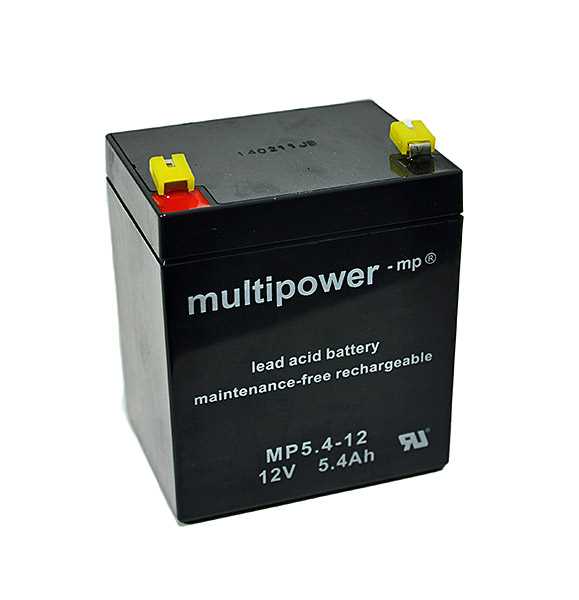 Bild von Multipower MP5.4-12 12V 5,4Ah