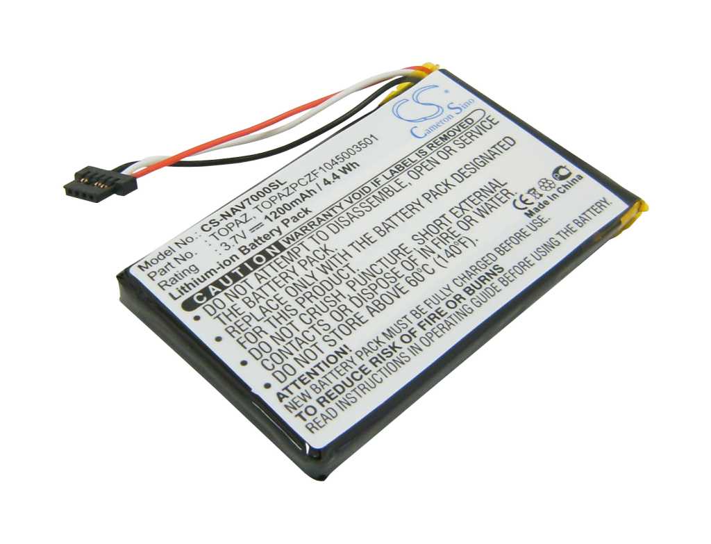 Bild von PDA-Akku LiPoly 3,7V 1200mAh ersetzt Navigon TOPAZPCZF1045003501