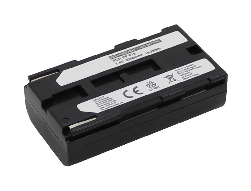 Bild von Videoakku LiIon 7,4V 2200mAh anthrazit passend für Canon XL H1S