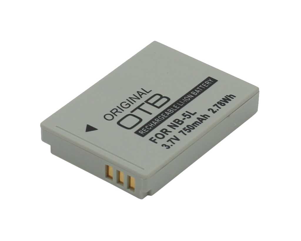 Bild von Digicam-Akku LiIon 3,7V 750mAh ersetzt Canon PowerShot SX230 HS
