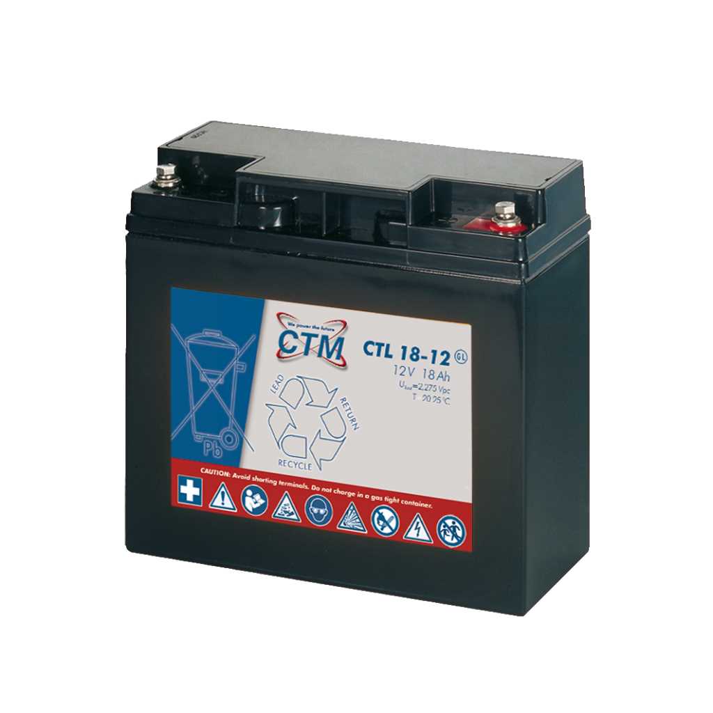 Bild von CTM CTL18-12 12V 18Ah Long Life