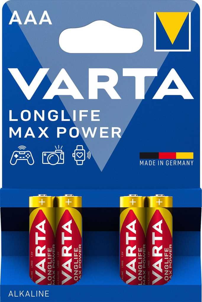 Bild von Varta Longlife Max Power Aktionspaket inkl. LED Spotring Paket