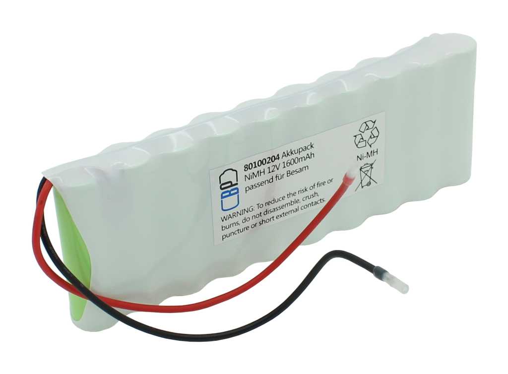 Bild von Akku für Türsteuerung NiMH 12V 1600mAh passend für Besam