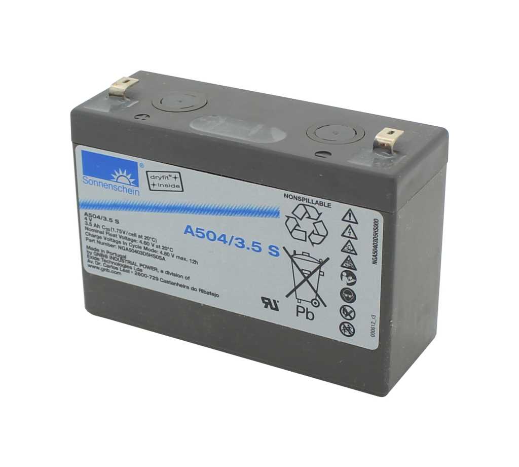 Bild von Ersatzakku für Handleuchte Pb 4,0V 3500mAh ersetzt Eisemann 075018