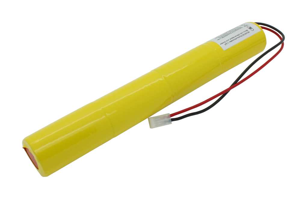 Bild von Notleuchtenakku NiCd 4,8V 4500mAh L1x4 Mono D mit 200mm Kabel einseitung und CGM2-Stecker ersetzt Eaton 4-DGT 4 B