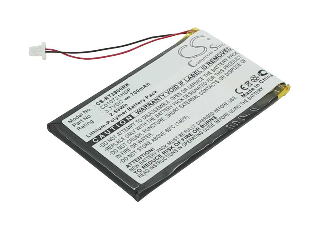 Bild von Ersatzakku LiPoly 3,7V 700mAh ersetzt Rapoo C010721HSP