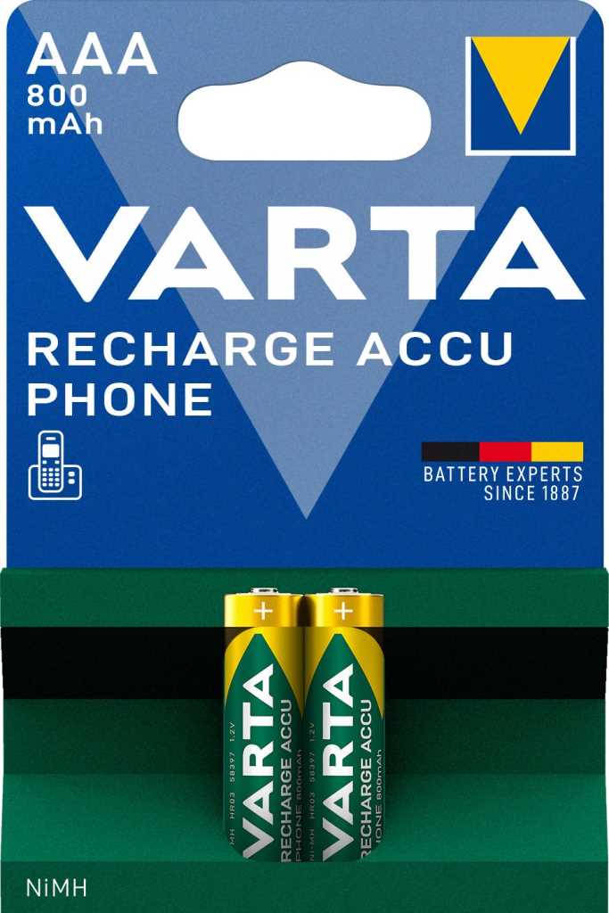 Bild von Varta Recharge Accu Phone T398 Aktionspaket Paket