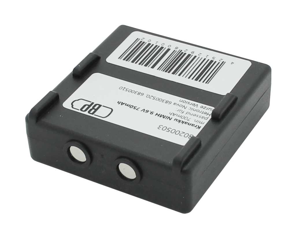 Bild von Kranakku NiMH 9,6V 750mAh ersetzt Hetronic FBH900