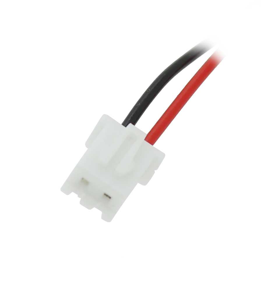Bild von Notleuchtenakku NiCd 4,8V 860mAh F1x4 Mignon AA mit Kabel und Stecker passend für ESYLUX Serie SLB LED