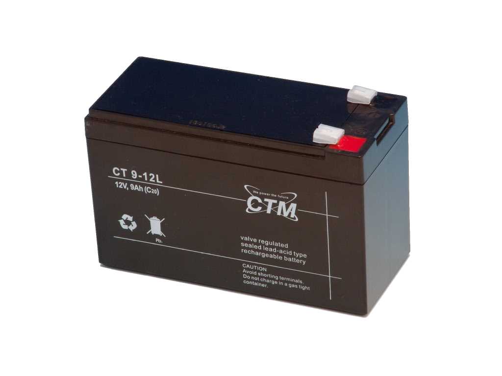 Bild von CTM CT9-12L 12V 9Ah 6,3mm Faston