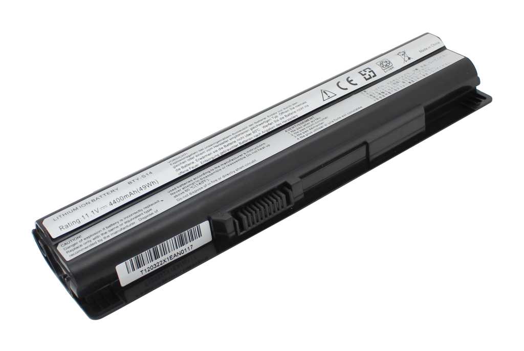 Bild von Laptopakku LiIon 11,1V 4400mAh schwarz passend für Medion MD97572