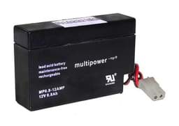 Bild von Multipower MP0.8-12AMP 12V 0,8Ah mit AMP-Stecker