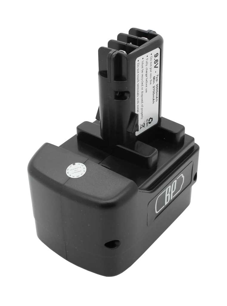 Bild von Werkzeugakku NiMH 9,6V 3,0Ah ersetzt Metabo 6.31728.00