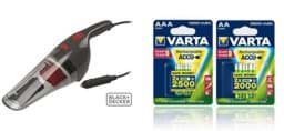 Bild von Varta Aktionspaket Recharge Accu Power  inkl. Black & Decker Auto-Staubsauger Paket