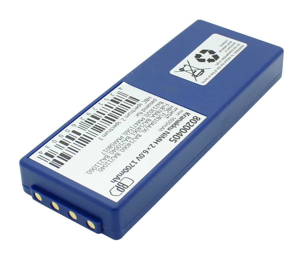 Bild von Kranakku NiMH 2 x 6,0V 1700mAh ersetzt HBC BA210040