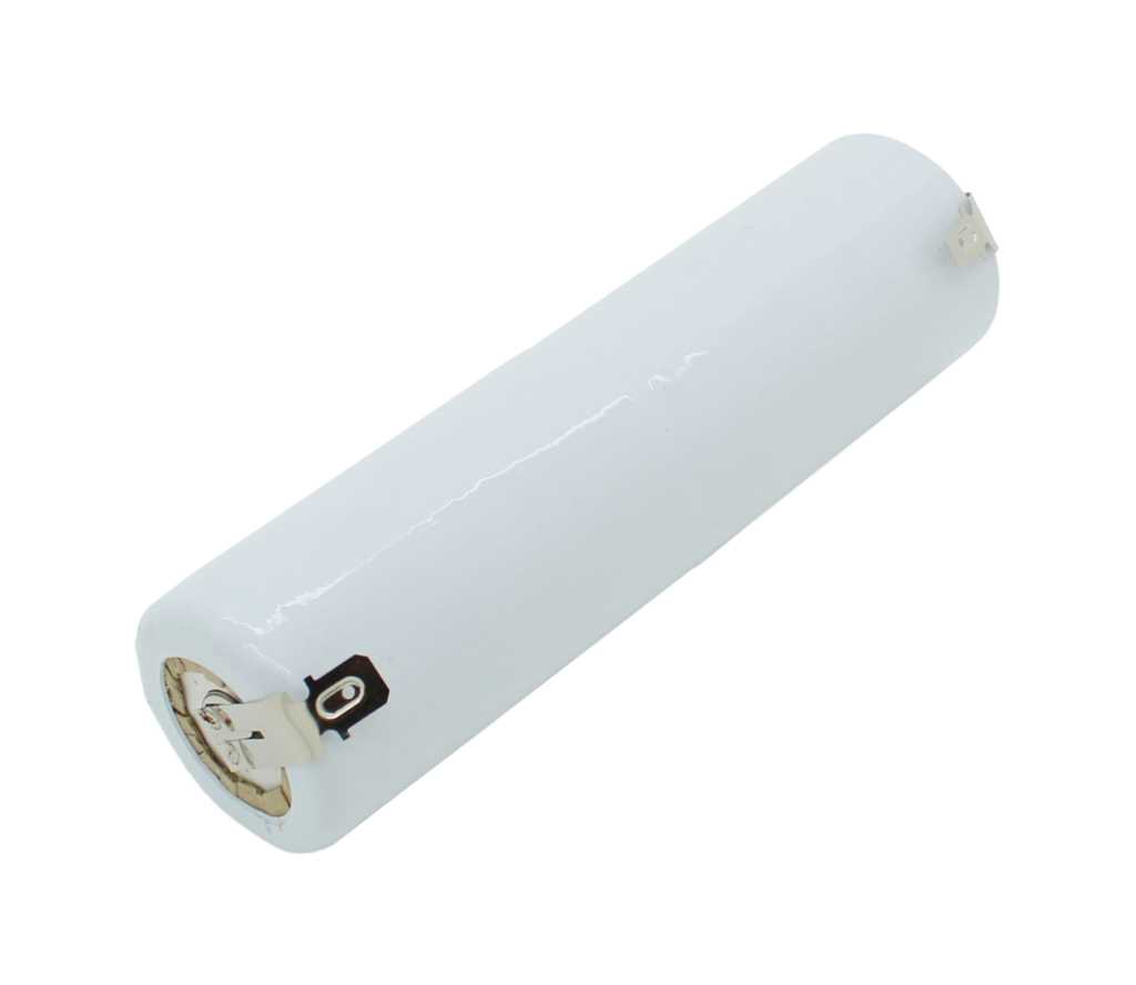 Bild von Notleuchtenakku NiCd 2,4V 4500mAh L1x2 Mono D mit Faston-Anschluss ersetzt Orbik B164/24