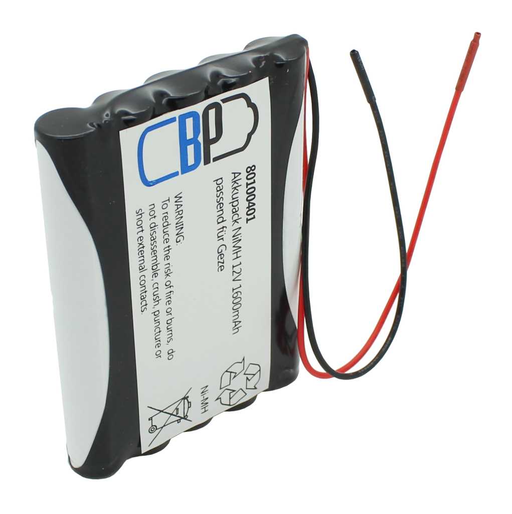 Bild von Akku für Türsteuerung NiMH 12V 1600mAh passend für Geze