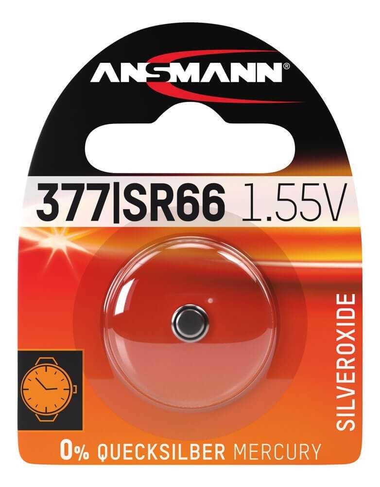 Bild von Ansmann Uhrenbatterie SR66 / SR626 / 377 1516-0019