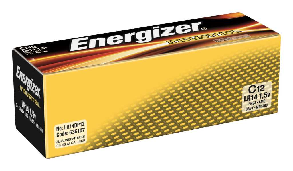 Bild von Energizer Industrial Alkaline Baby EN93 12er-Pack