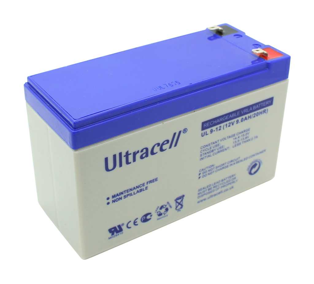 Bild von Ultracell UL9-12 12V 9Ah 6,3mm Faston